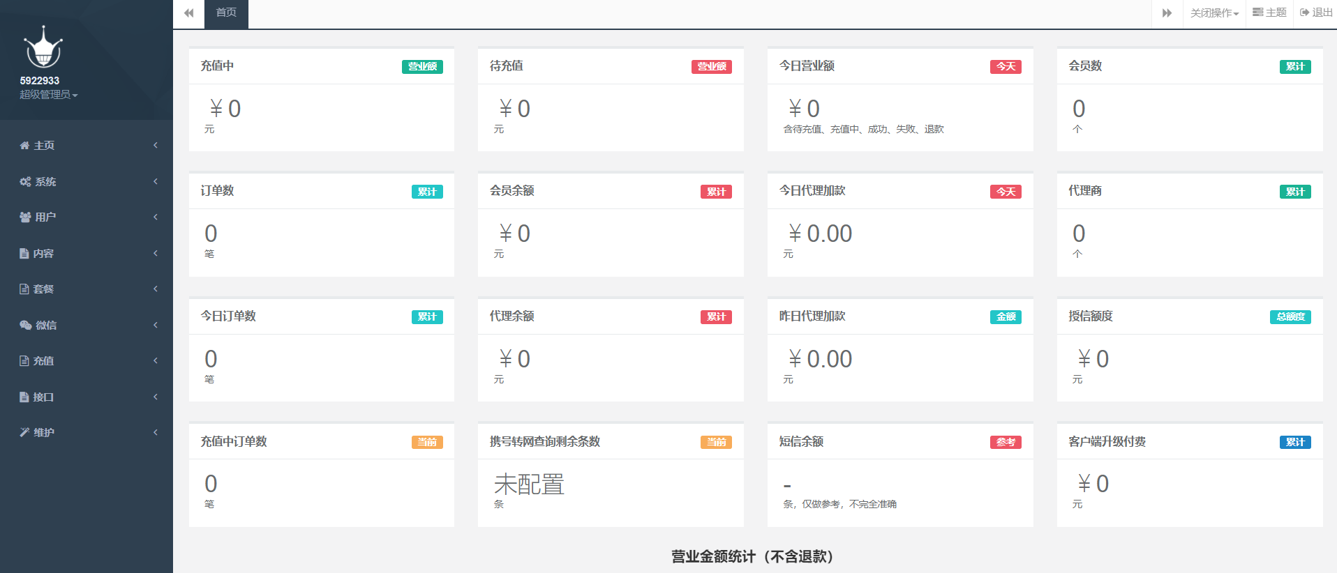 D1090 最新大猿人中控充值系统 免授权破解版 支持公众号H5、分销等功能插图4