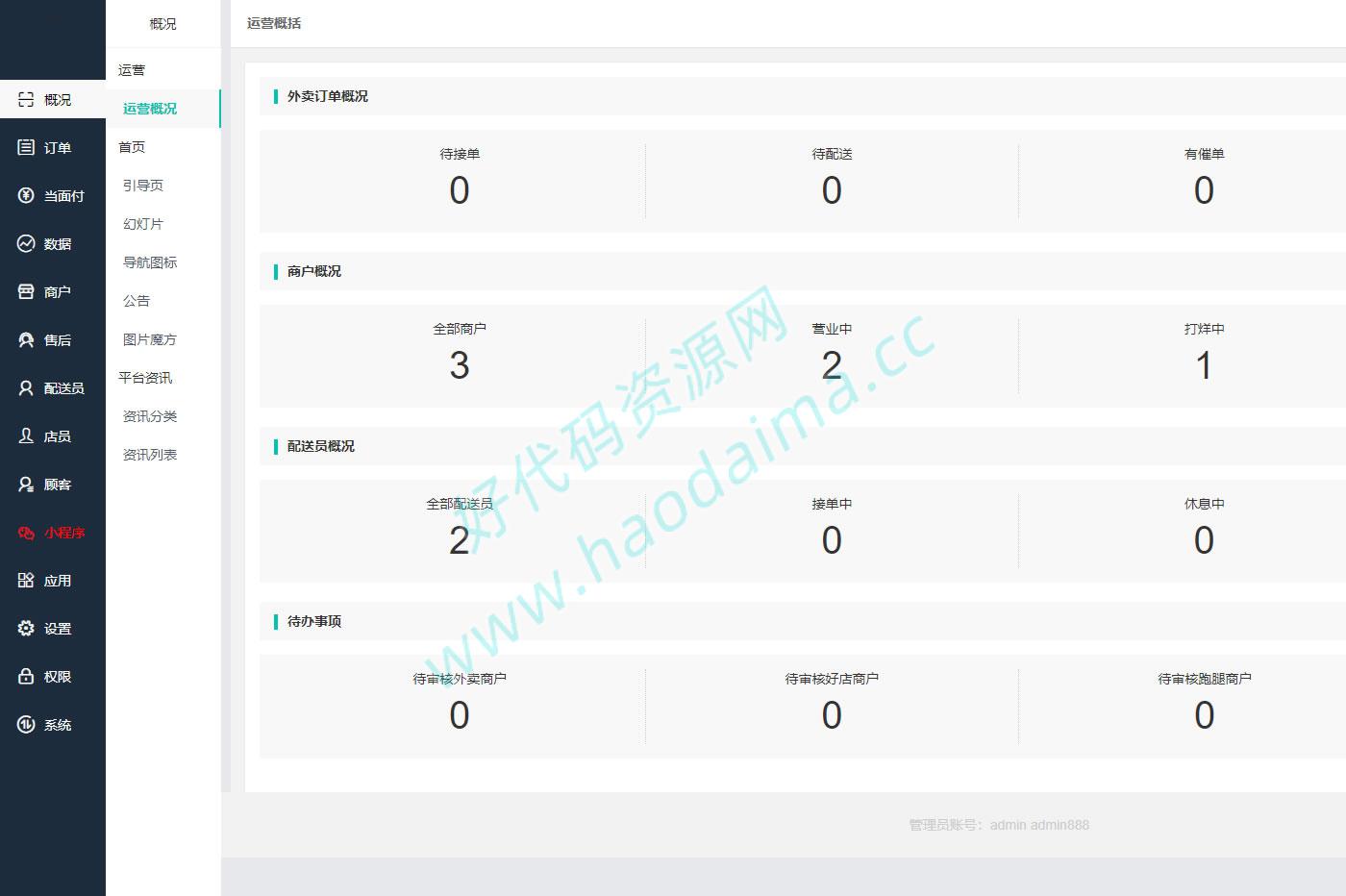 啦啦外卖45.9稳定运营独立版+App+小程序前端（头像及定位修复版）