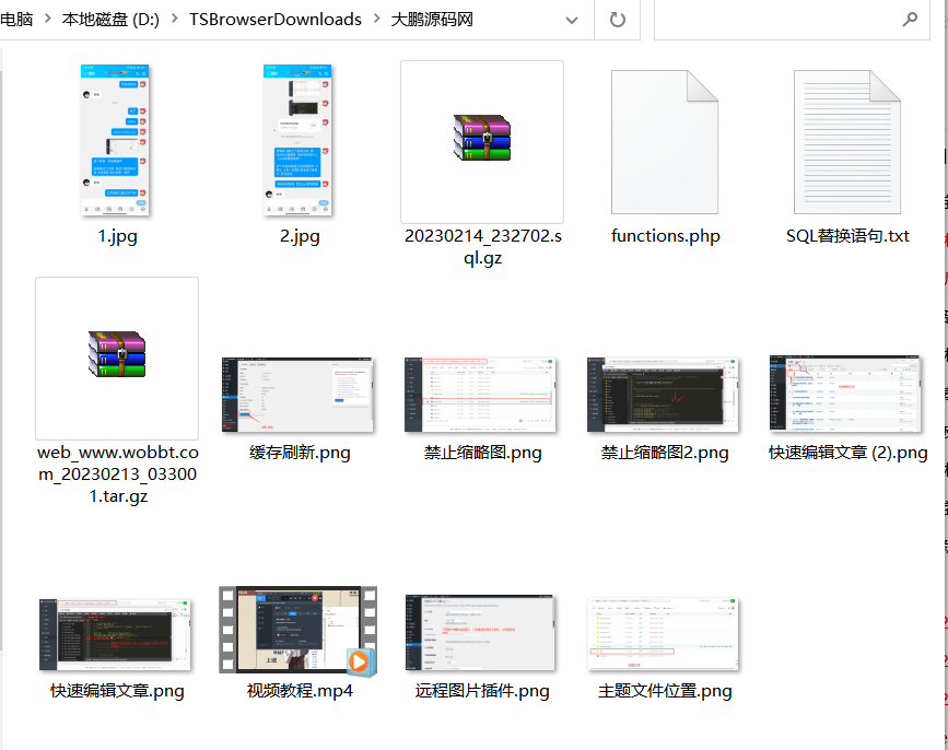 <strong>【带视频教程】大鹏源码网WordPress整站（4000+3000）条文章数据打包+数据库</strong>插图5